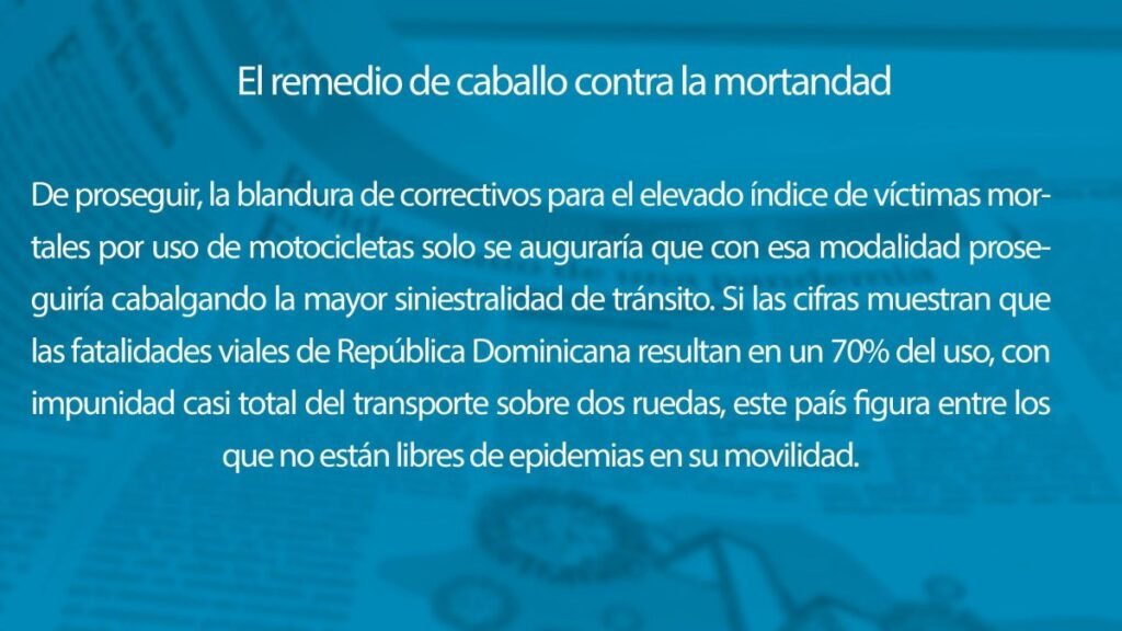 Muertes en motocicletas dejan al descubierto la falta de control en las vías