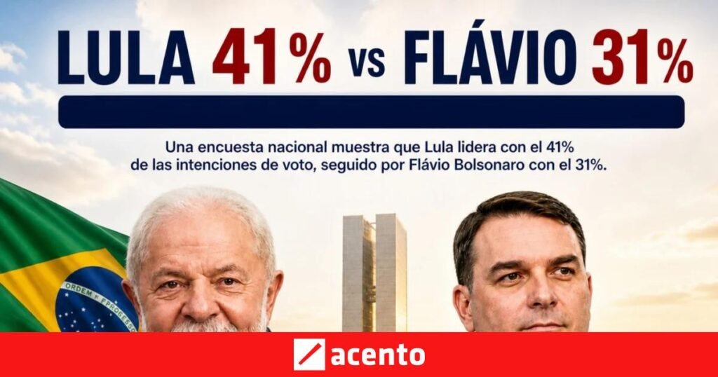 Lula se despega en Brasil y el caso Banco Master sigue erosionando a Flávio Bolsonaro