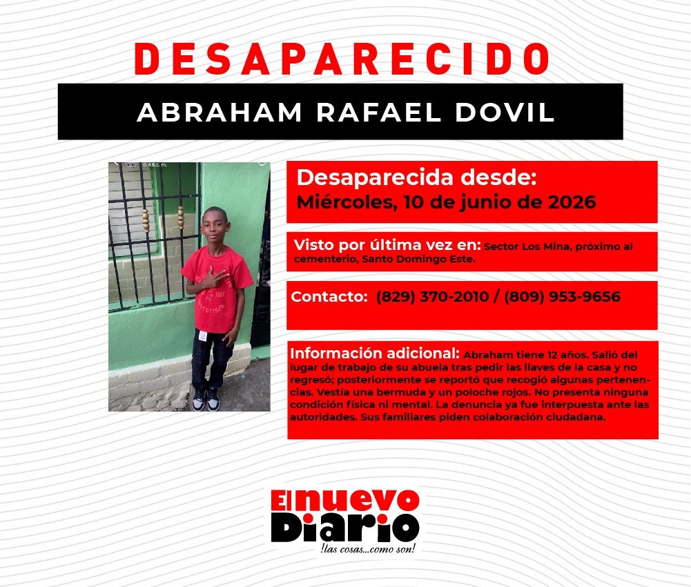 Desaparición de adolescente en Los Mina pone bajo presión la respuesta de las autoridades