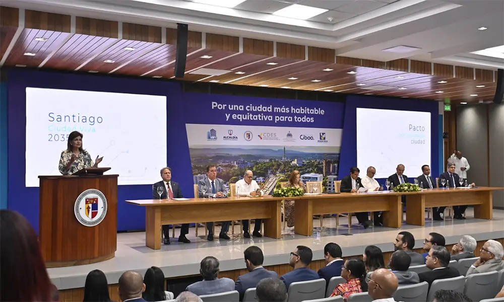 Santiago impulsa pacto urbano hacia 2035 con apoyo de Gobierno, alcaldía y sectores productivos