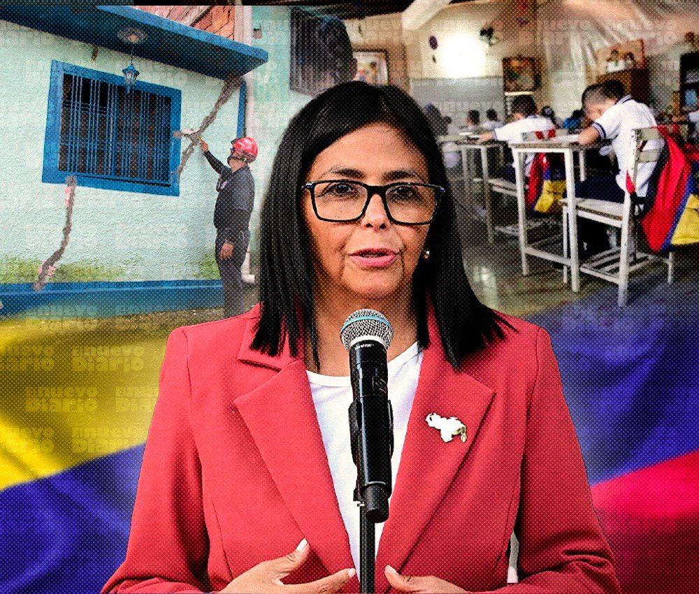 Tras los sismos, Delcy Rodríguez extiende la suspensión de clases y activa inspecciones en medio de daños aún bajo evaluación