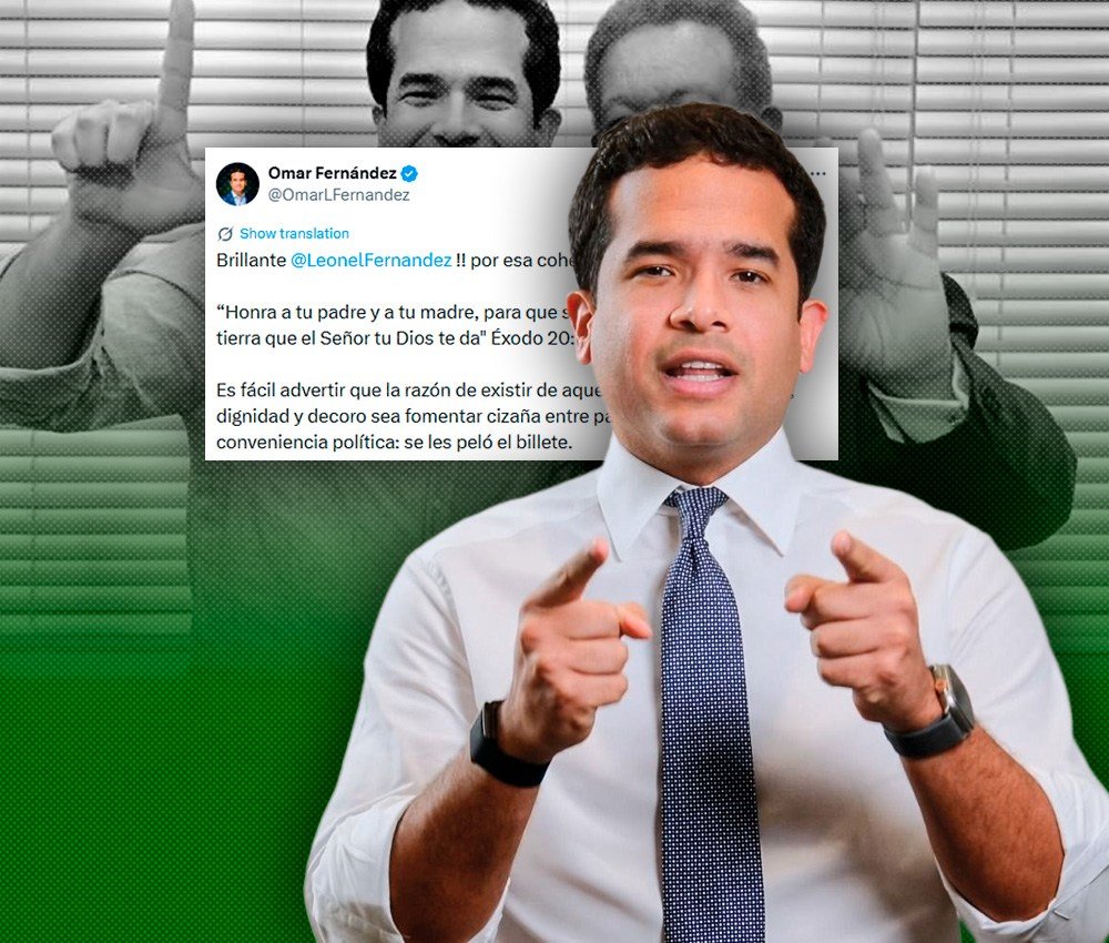 Omar Fernández descarta ruptura con Leonel y atribuye las versiones a intereses políticos