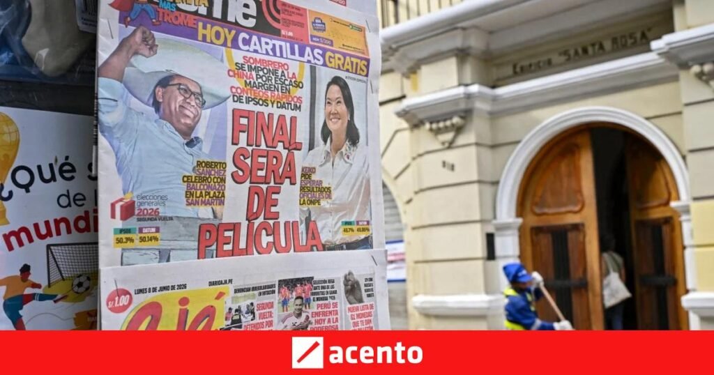 Perú sigue sin ganador claro y el conteo bajo revisión expone otra crisis de gobernabilidad