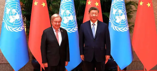Guterres y Xi abordan la IA y las crisis de Oriente Medio y Ucrania en Shanghái