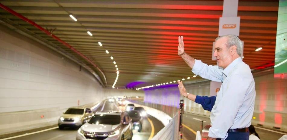 Abinader abre el túnel de Plaza de la Bandera y suma una obra de RD$3,300 millones a su apuesta por el tránsito