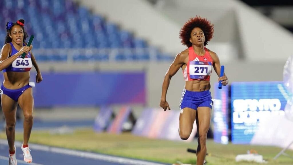 Dominicana cierra con oro y plata en el relevo 4x400 de Santo Domingo 2026