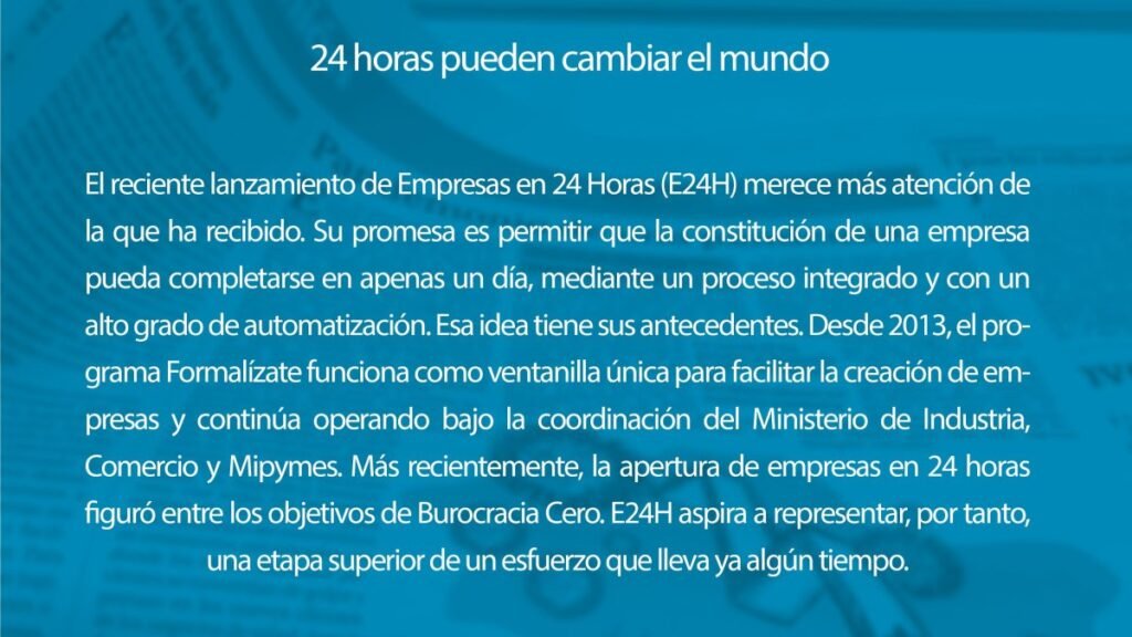 Empresas en 24 Horas promete agilizar la apertura, pero su alcance sigue siendo limitado